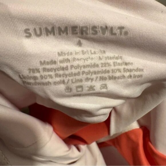 Summersalt The Marina One Piece Swimsuit Red 4 Summer Beachy Fourth of July 4th - Picture 11 of 11